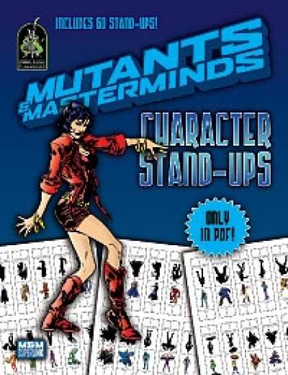 Role Playing Games - Mutants & Masterminds Character Stand-Ups