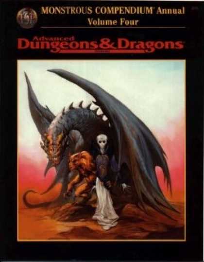 Role Playing Games - AD&D Monstrous Compendium Annual Volume 4