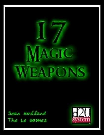 Role Playing Games - 17 Magic Weapons
