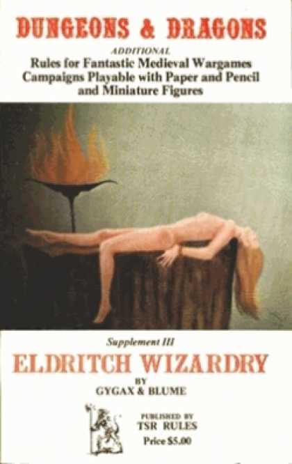 Role Playing Games - Supplement III: Eldritch Wizardry (9th print)