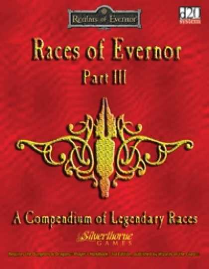 Role Playing Games - Races of Evernor (Part III)