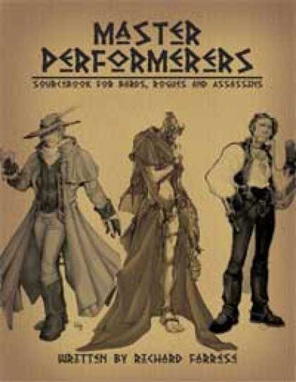 Role Playing Games - Master Performers: Sourcebook for Bards, Rogues and Assassins