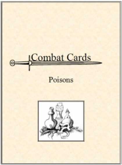 Role Playing Games - Combat Cards: Poisons