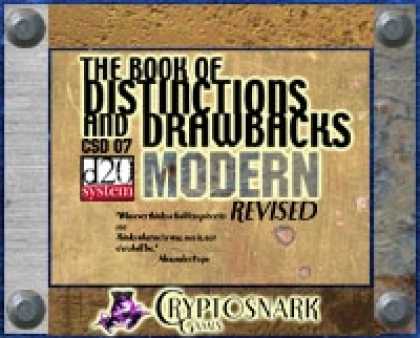 Role Playing Games - The Book of Distinctions & Drawbacks Modern