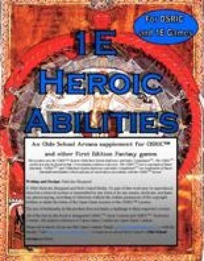 Role Playing Games - 1E Heroic Abilities