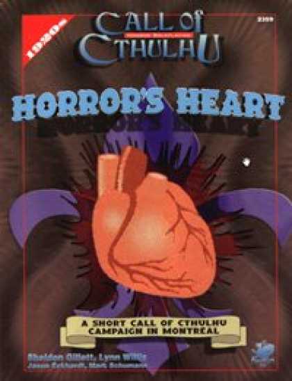 Role Playing Games - Horror's Heart