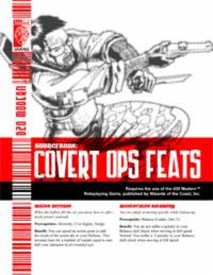 Role Playing Games - Covert Ops Feats