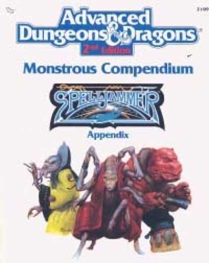 Role Playing Games - Monstrous Compendium - Spelljammer Appendix