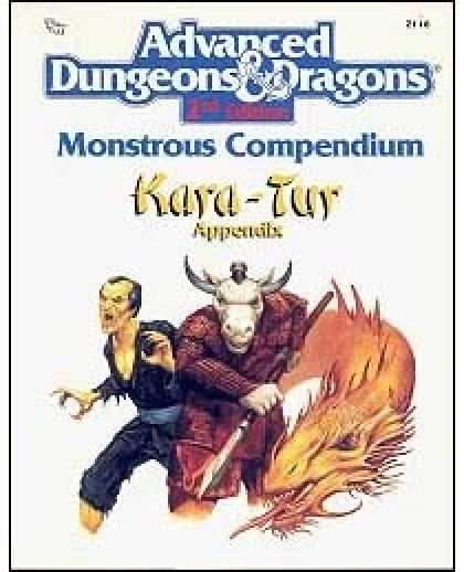 Role Playing Games - Monstrous Compendium - Kara-Tur Appendix