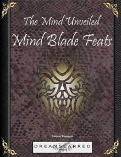 Role Playing Games - The Mind Unveiled: Mind Blade Feats