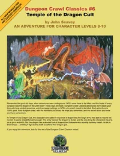 Role Playing Games - Dungeon Crawl Classics #6: Temple of the Dragon Cult