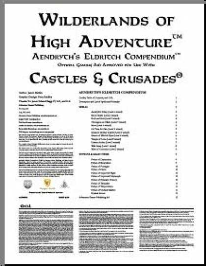 Role Playing Games - Castles & Crusades: Aendryth's Eldritch Compendium