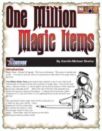 Role Playing Games - One Million Magic Items