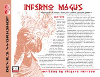 Role Playing Games - Lost Classes: Inferno Magus