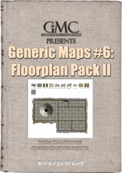 Role Playing Games - Generic Maps #6: Floorplan Pack II