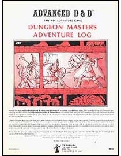 Role Playing Games - Dungeon Master's Adventure Log