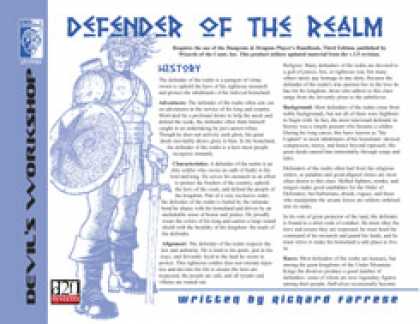 Role Playing Games - Lost Classes: Defender of the Realm
