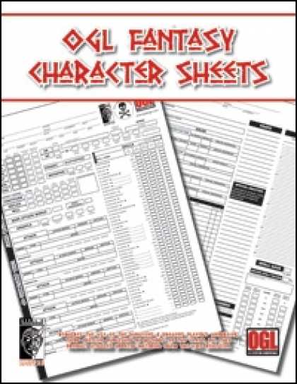 Role Playing Games - OGL Fantasy Character Sheets
