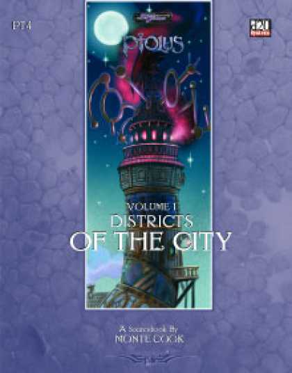 Role Playing Games - Ptolus: Districts of the City, Vol. 1
