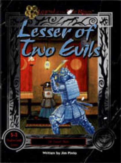 Role Playing Games - Lesser of Two Evils