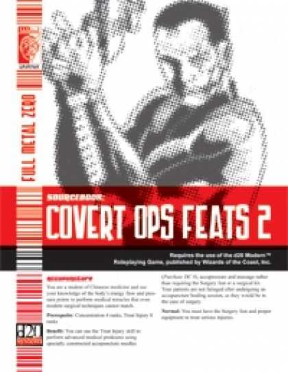 Role Playing Games - Covert Ops Feats 2