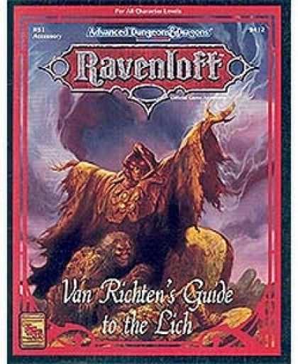 Role Playing Games - Van Richten's Guide to the Lich
