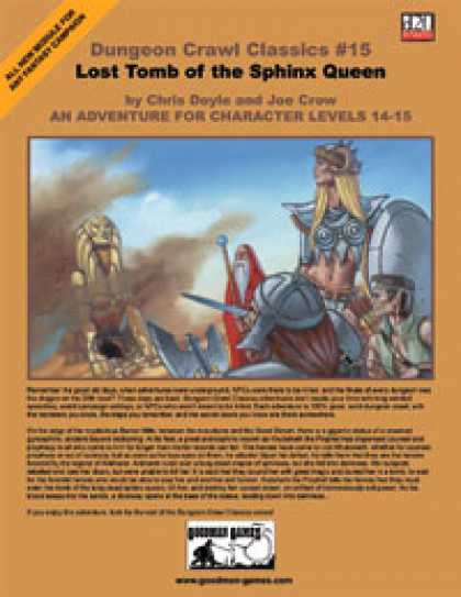 Role Playing Games - Dungeon Crawl Classics #15: Lost Tomb of the Sphinx Queen