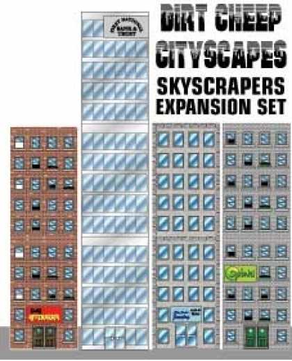 Role Playing Games - Dirt Cheep Cityscapes Skyscrapers Expansion Set #1