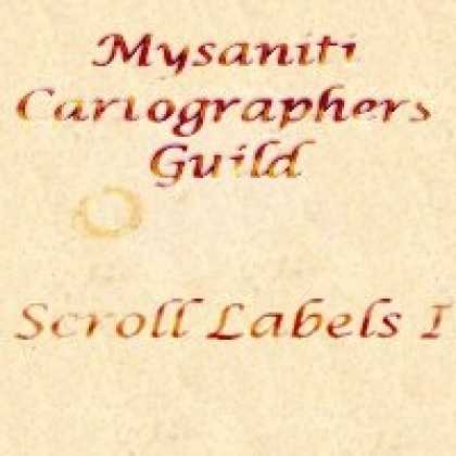 Role Playing Games - Scroll Labels I Symbol Catalog