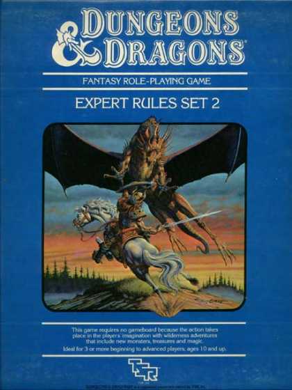 Role Playing Games - Dungeons & Dragons Expert Set (revised)