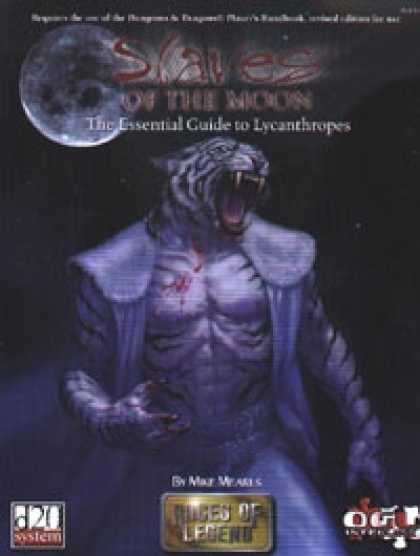 Role Playing Games - Slaves of the Moon: the Essential Guide to Lycanthropes