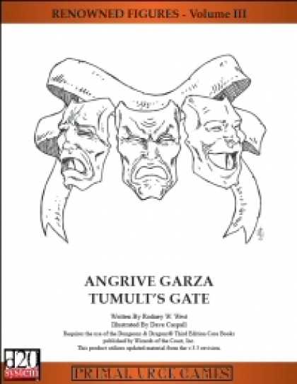 Role Playing Games - Renowned Figures - Angrive Garza, Tumult's Gate