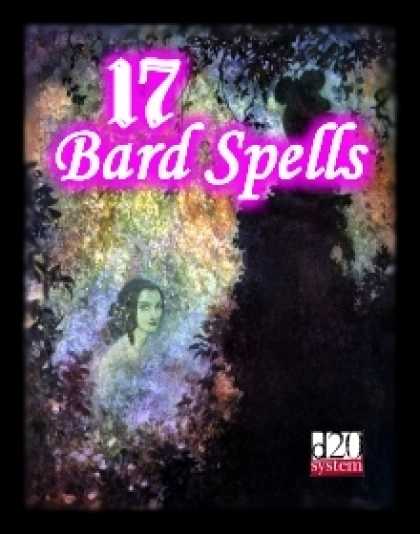Role Playing Games - 17 Bard Spells