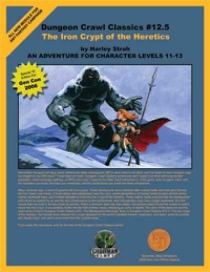 Role Playing Games - Dungeon Crawl Classics #12.5: The Iron Crypt of the Heretic (1E)