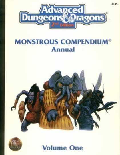 Role Playing Games - Monstrous Compendium Annual Vol. 1
