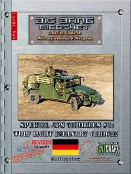Role Playing Games - Big Bang Ricochet - Special Ops Vehicles #1