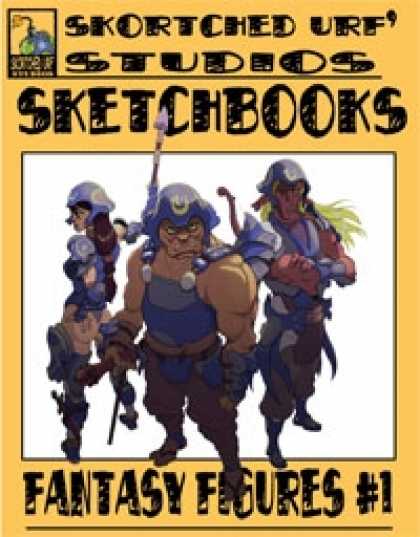 Role Playing Games - Skortched Urf' Studios Sketchbook: Fantasy Figures #1