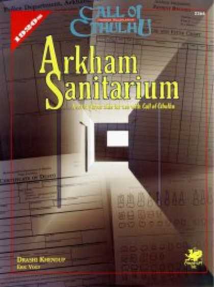 Role Playing Games - Arkham Sanitarium