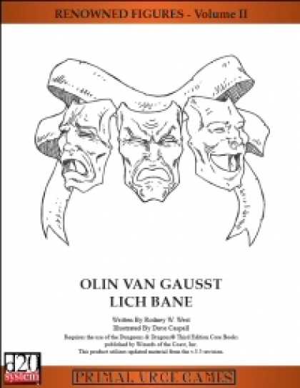 Role Playing Games - Renowned Figures - Olin Van Gausst, Lich Bane