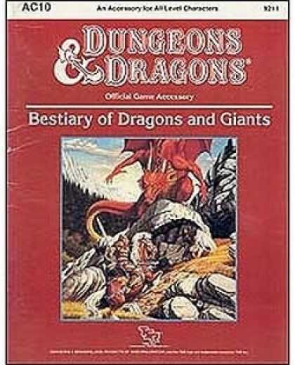 Role Playing Games - AC10 - Besitiary of Dragons & Giants