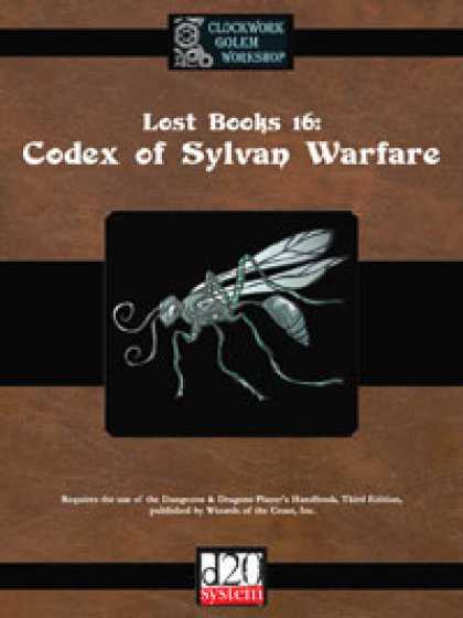 Role Playing Games - Lost Books 16: Codex of Sylvan Warfare
