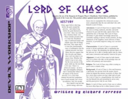 Role Playing Games - Lost Classes: Lord of Chaos