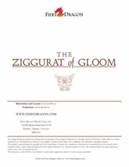 Role Playing Games - Counter Pack: Ziggurat Of Gloom
