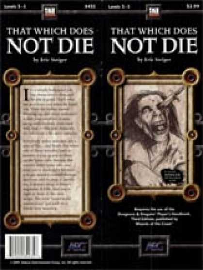 Role Playing Games - That Which Does Not Die