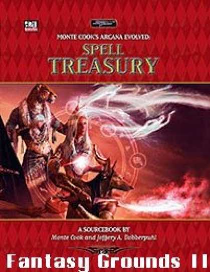Role Playing Games - Arcana Evolved - Spell Treasury for Fantasy Grounds II