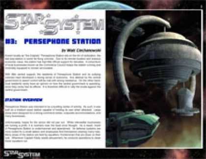 Role Playing Games - Star System (#3) - Persephone Station
