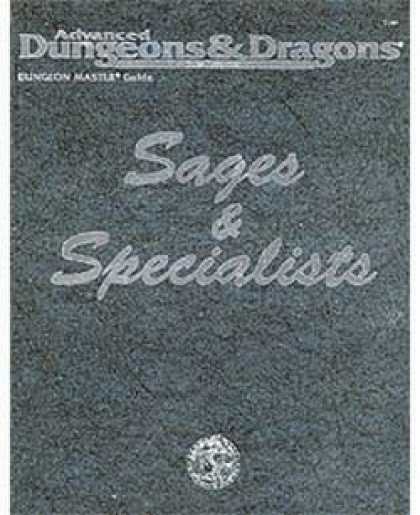 Role Playing Games - Sages & Specialists