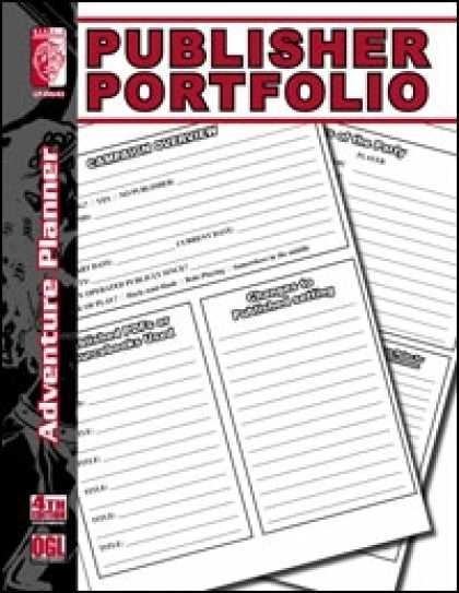 Role Playing Games - Publisher Portfolio: Adventure Planner