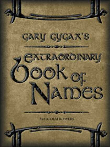 Role Playing Games - Gary Gygax's Extraordinary Book of Names