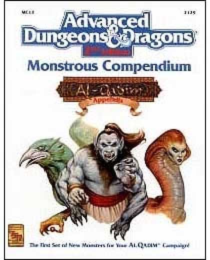 Role Playing Games - Monstrous Compendium - Al-Qadim Appendix